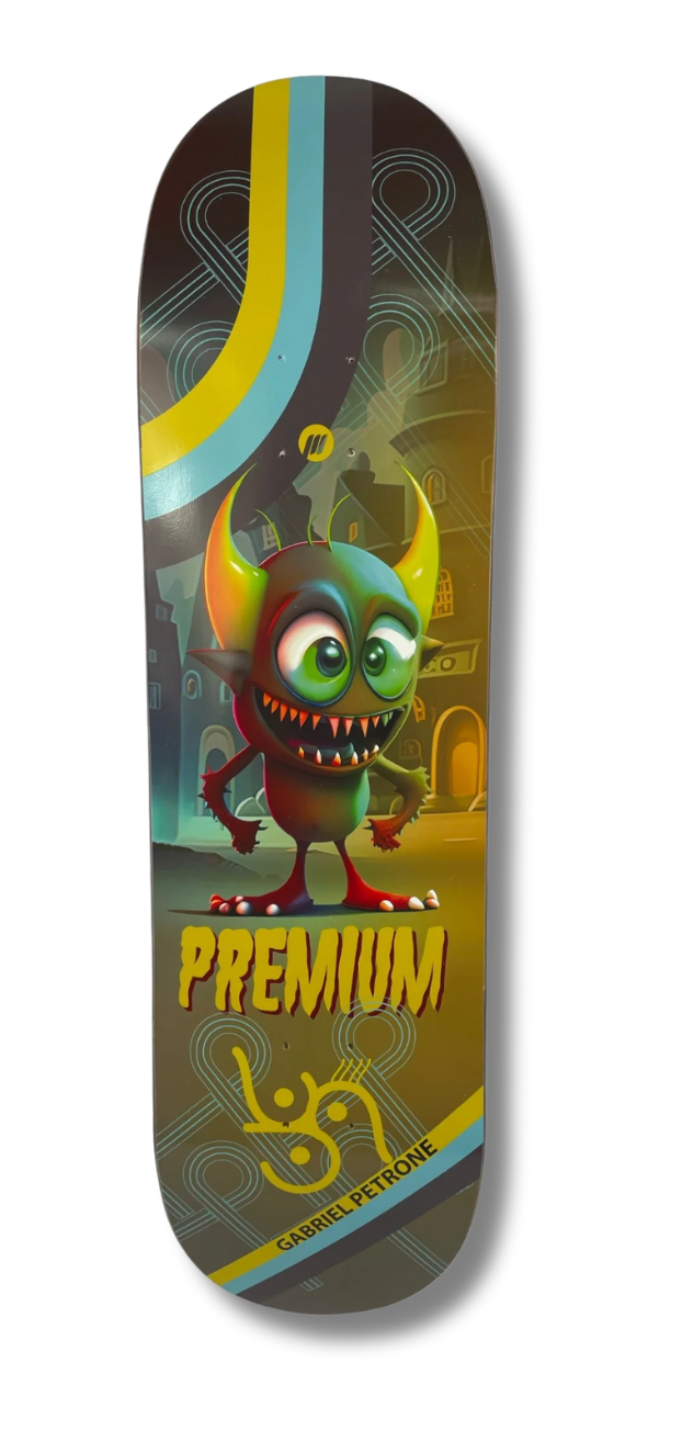 GREMLIN, Tabla de Skate PREMIUM – Fabricada en USA 🇺🇸 Con lija cash.