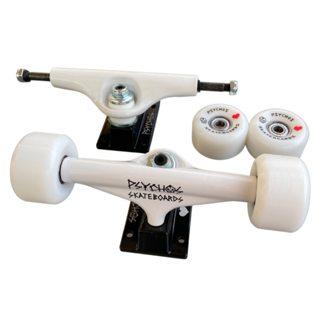 Set Trucks Psychos 5,375" +ruedas. Arma tu skate completo!