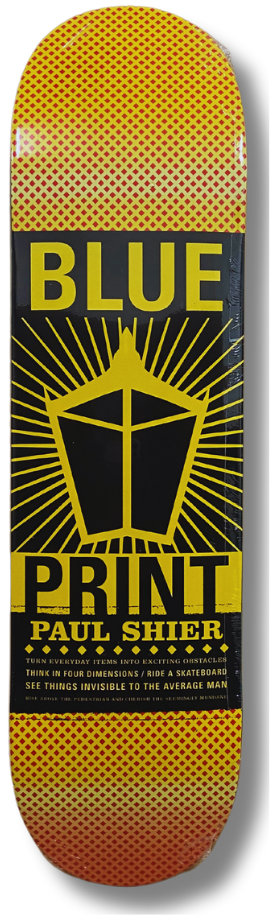 "Lamp SHIER" Tabla de skate Blueprint con lija cashskate.