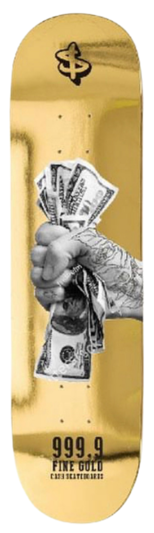 Tabla de skate CASH Gimme The Money 8.25 pulgadas Serie Gold