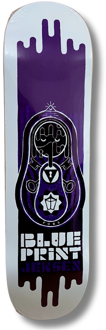 Tabla de skate Blueprint con lija cashskate "Doll Jensen"
