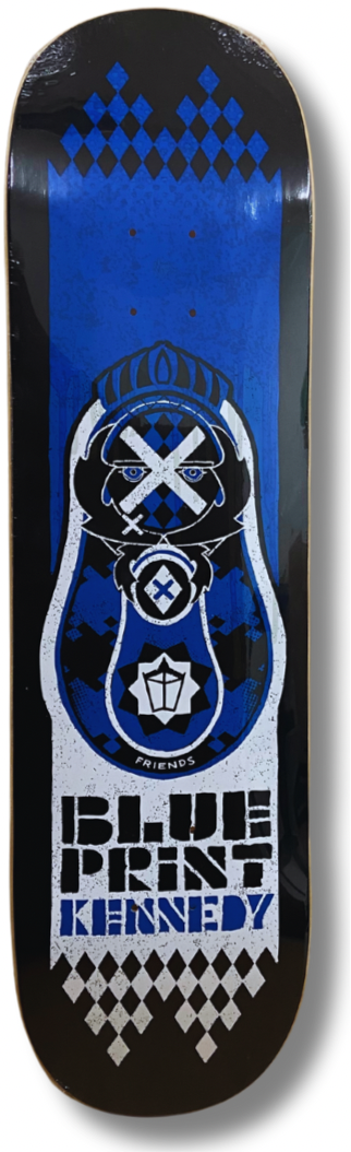 Tabla de skate Blueprint con lija cashskate "Doll Kennedy"