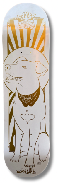 Tabla de skate CASH Matapacos White Gold maple canadiense