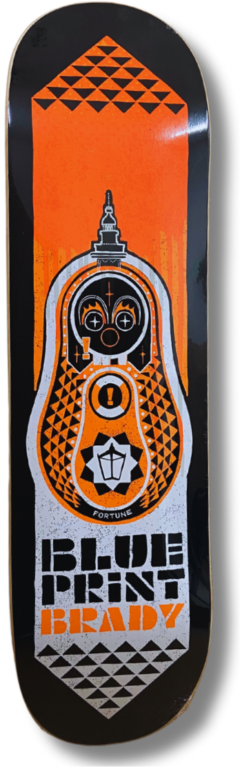 Tabla de skate Blueprint "Doll Brady" con Lija cashskate.