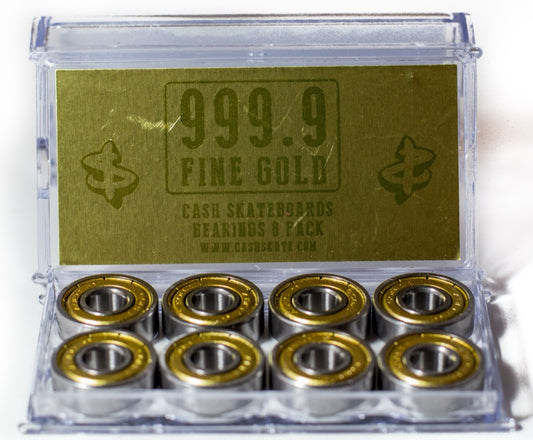 Rodamientos de skate CASH ABEC 11 Fine Gold set 8