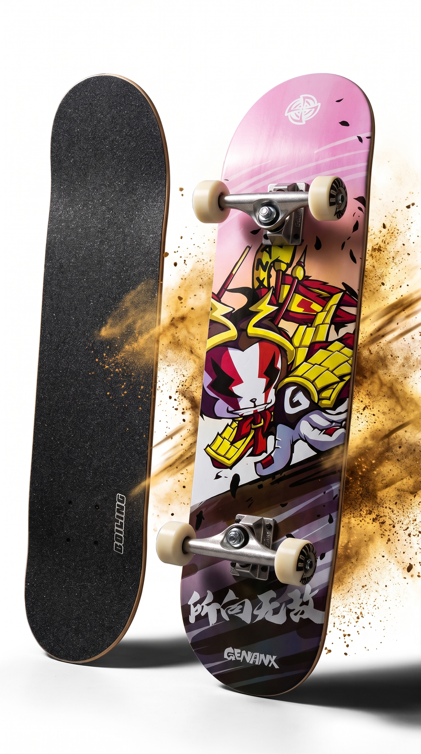 Skate completo Boiling Unstoppable 8.0 tabla y lija