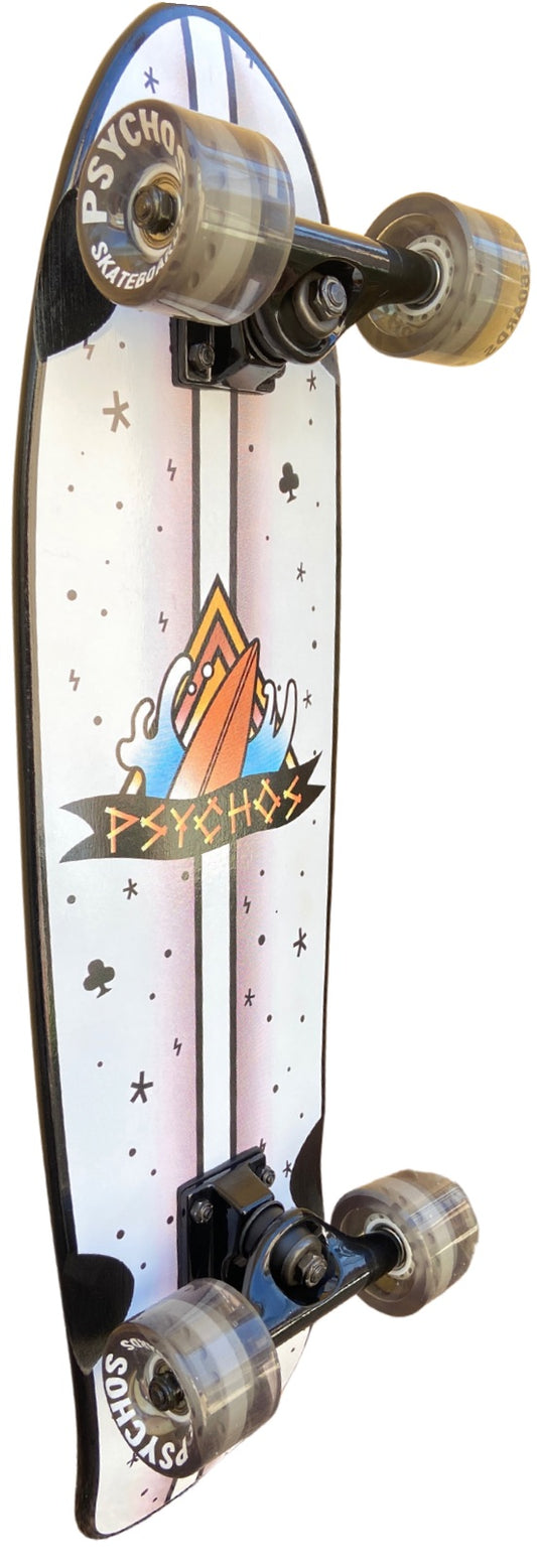 Penny Psychos Paradise, Tabla de skate completa maple canadiense 🏝️