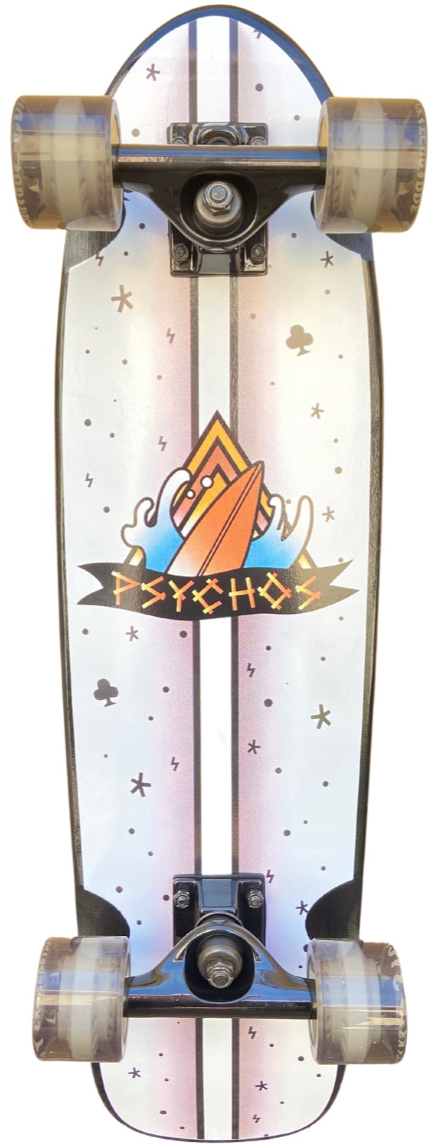 Penny Psychos Paradise, Tabla de skate completa maple canadiense 🏝️