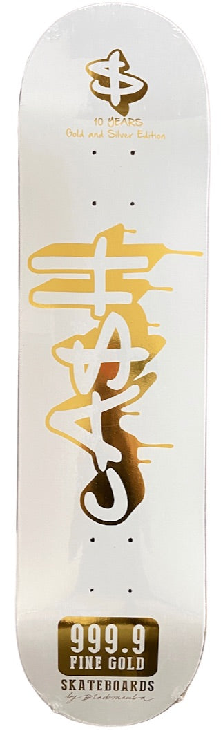 Tabla de skate CASH G&W Anniversary 8.25 pulgadas Serie Gold