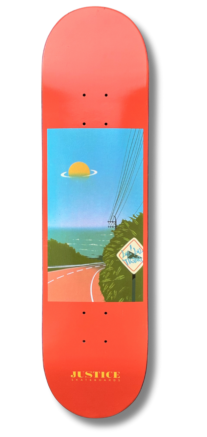 8" Justice Skateboards "ROAD" opción (1)CON LIJA o (2)COMPLETO🛹