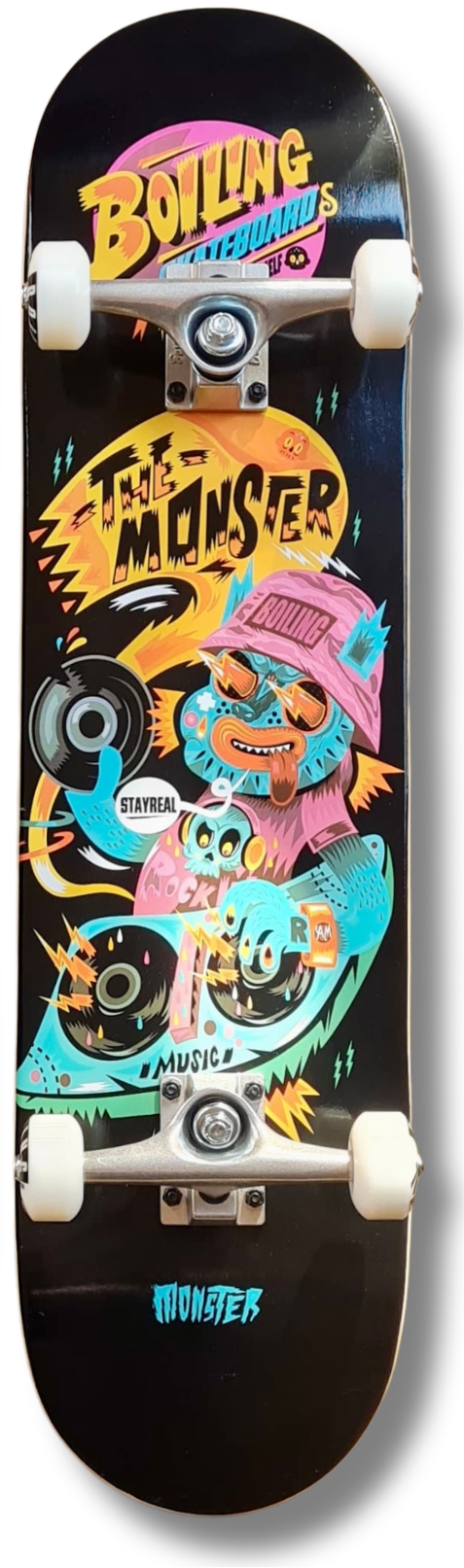Boiling 8” DJ MONSTER Tabla Skate Completo