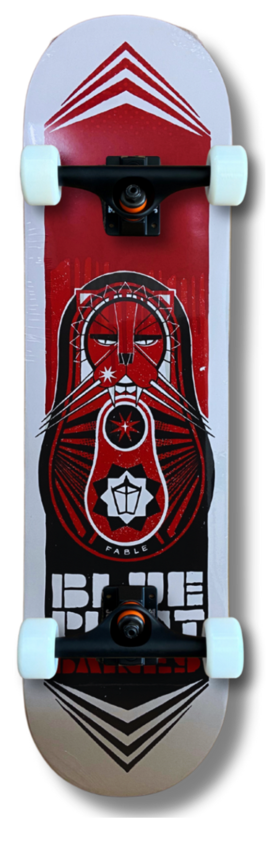 "Doll Baines" Setup Pro Real, Marca Europea + USA, Tabla Skate completo! Ruedas Conicas