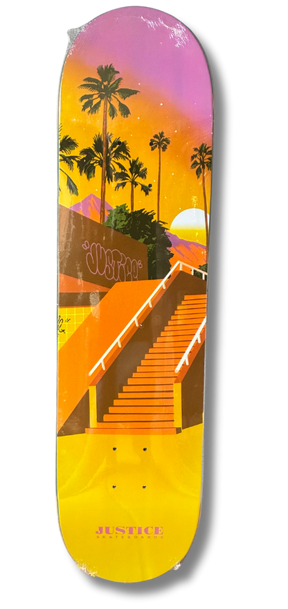 8" Justice Skateboards "SPOT" opción (1)CON LIJA o (2)COMPLETO🛹
