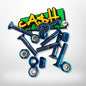 Colores distintos! Pernos de skate, cruz o allen con llave, mas sticker cash.
