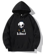 Polerón negro Hombre capucha
, XL BLIND, Oversize, street wear.