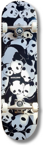 Boiling 8” PANDA B&N Tabla Skate Completo