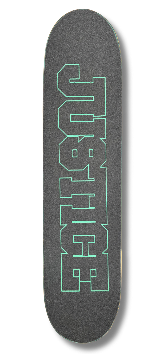 8" Justice Skateboards "BALL" opción (1)CON LIJA o (2)COMPLETO🛹
