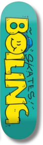 Boiling 8” SMILE Tabla Skate Completo