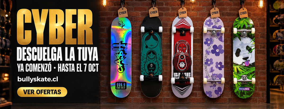 Cyber bullyskate.cl: descuelga la tuya, ya comenzó hasta el 7 de octubre