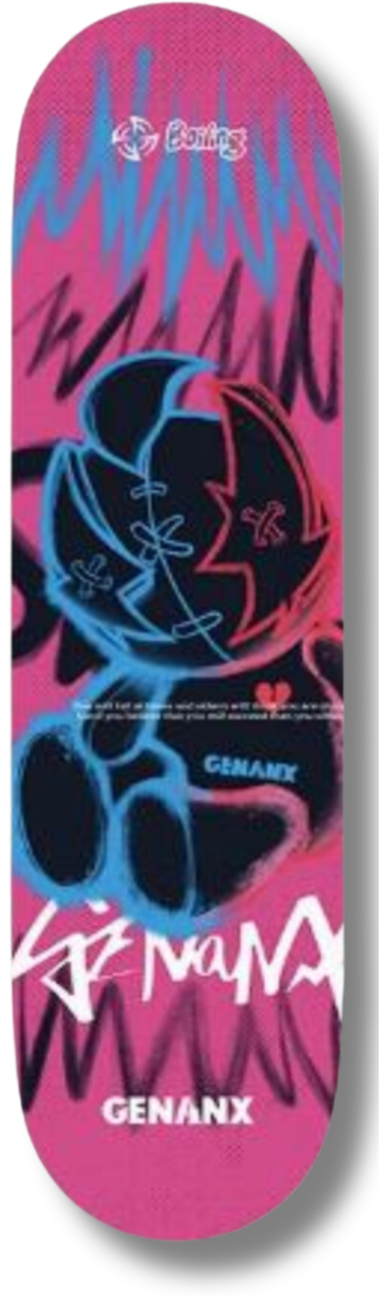 Boiling 8” BROKE Tabla Skate Completo