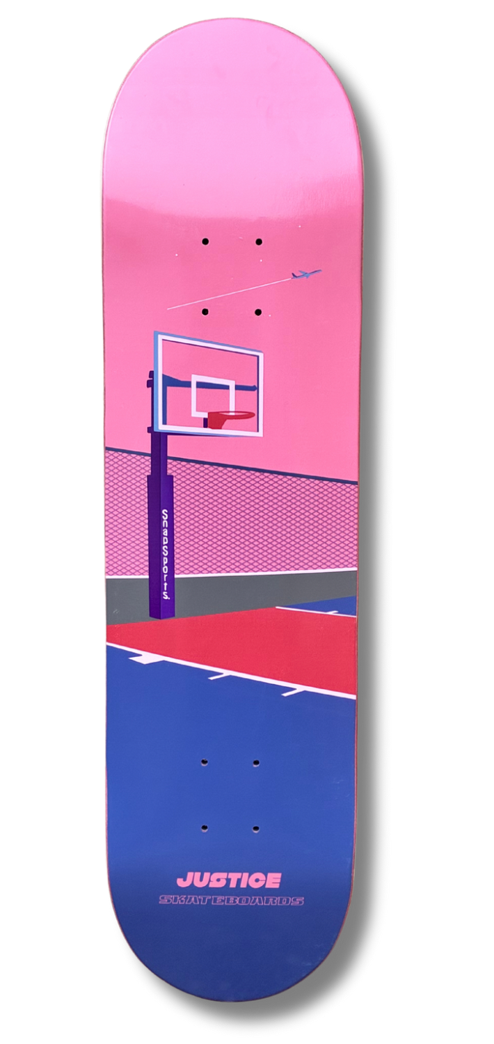 8" Justice Skateboards "BALL" opción (1)CON LIJA o (2)COMPLETO🛹
