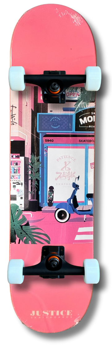 8" Justice tabla Skate completo "BIKE" 🛹 PRO