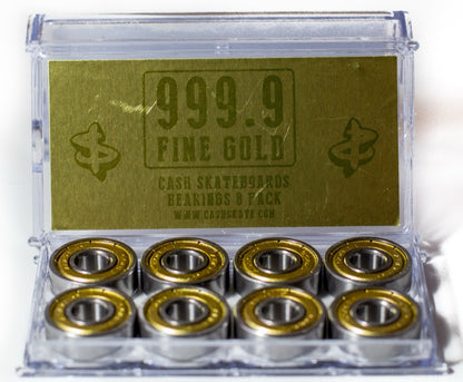 Rodamientos de skate CASH ABEC 11 Fine Gold set 8