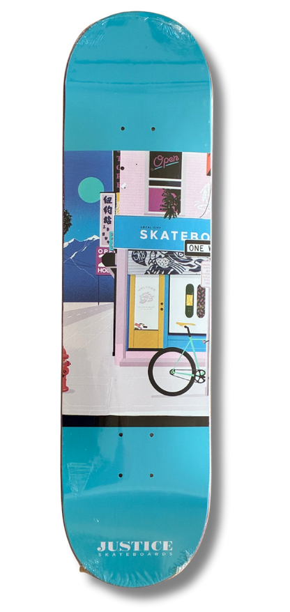 8" Justice Skateboards "ONE" opción (1)CON LIJA o (2)COMPLETO🛹