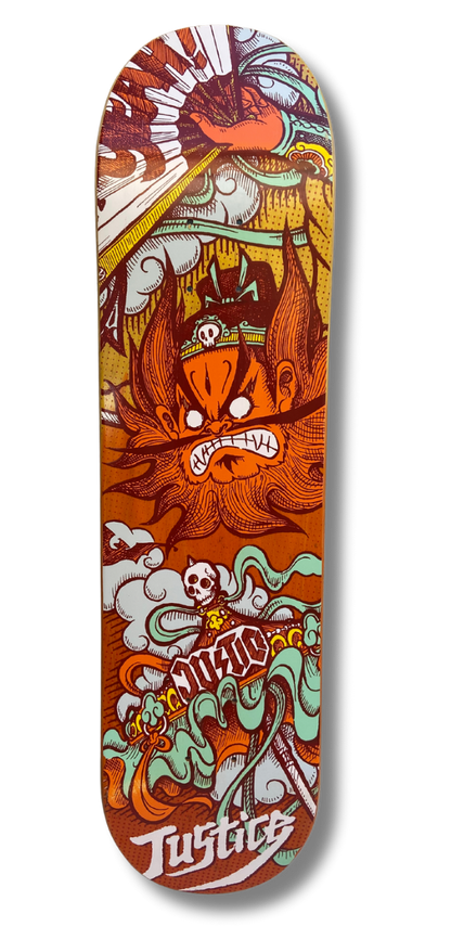 7,8" Justice Skate completo "JUST" opcion: Ruedas Semi-PRO o PRO