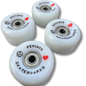 Set Ruedas y rodamientos de skate 52mm 101A Psychos