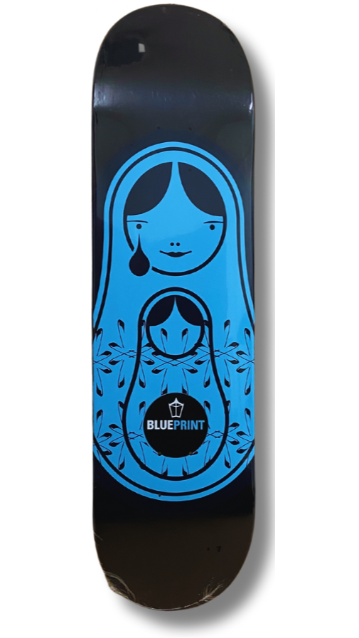 Tabla de Skate Blueprint Babushka Blue 9x16