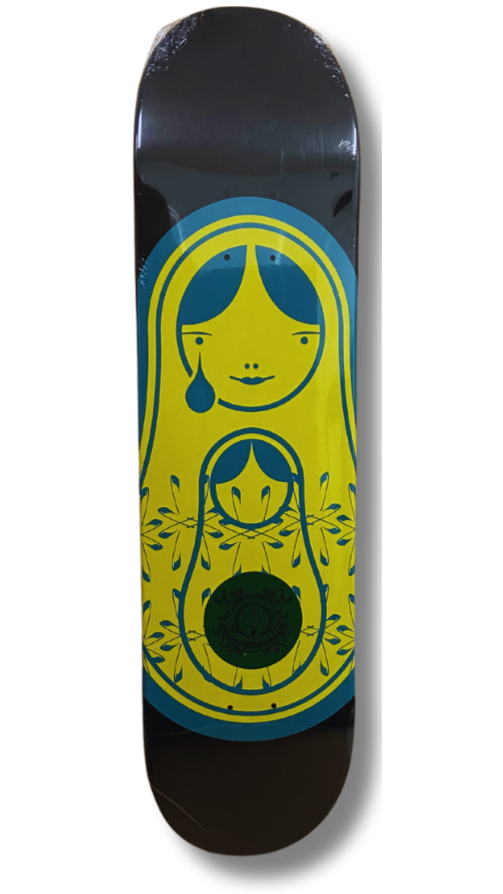 Tabla de Skate Blueprint Babushka Yellow 9x16