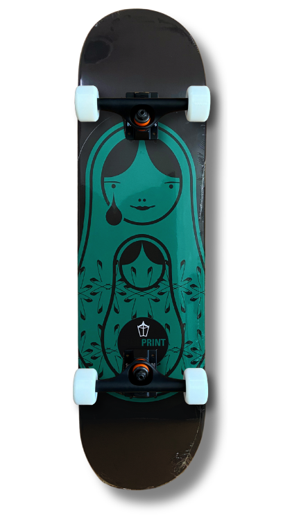 Skate Completo Profesional Blueprint Babushka Green 9x16