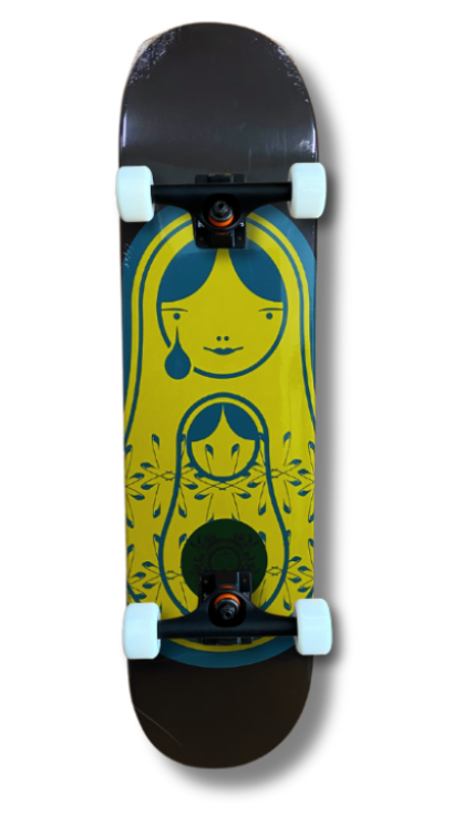 Skate Completo Profesional Blueprint Babushka Yellow 9x16
