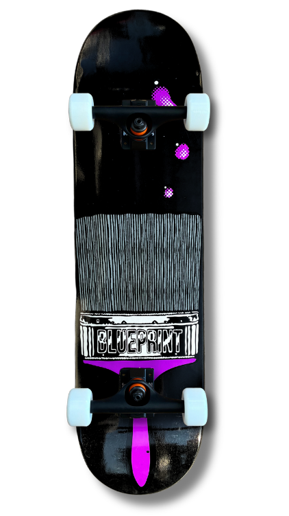 Skate Completo Profesional Blueprint Brush Purple 9x16