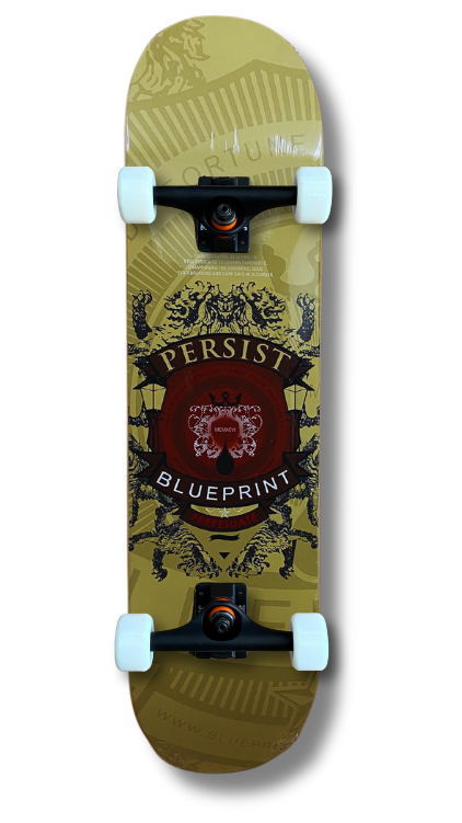 Skate Completo Profesional Blueprint Courage Latte 9x16