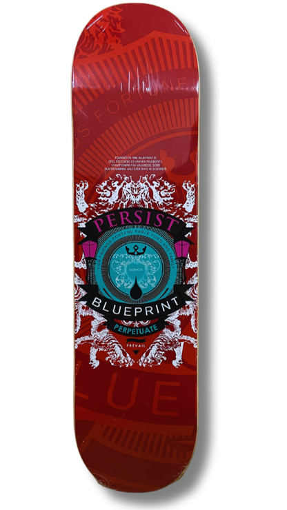 Tabla de Skate Blueprint Courage Red 9x16