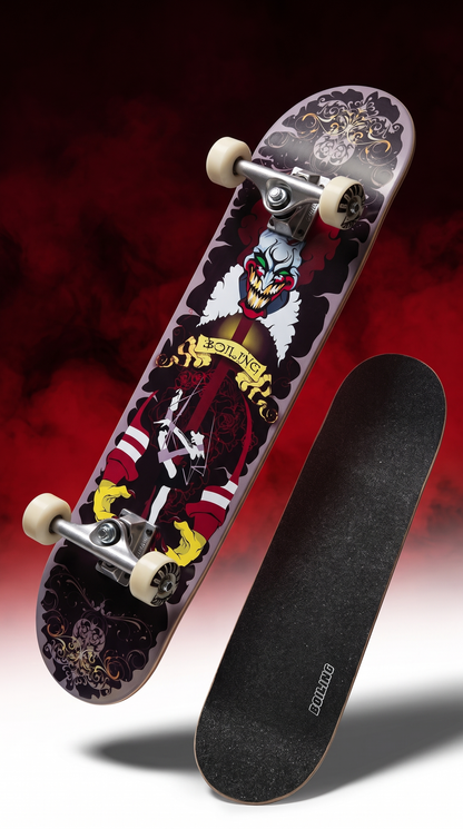 Skate completo Boiling Joker 8.0 tabla y lija