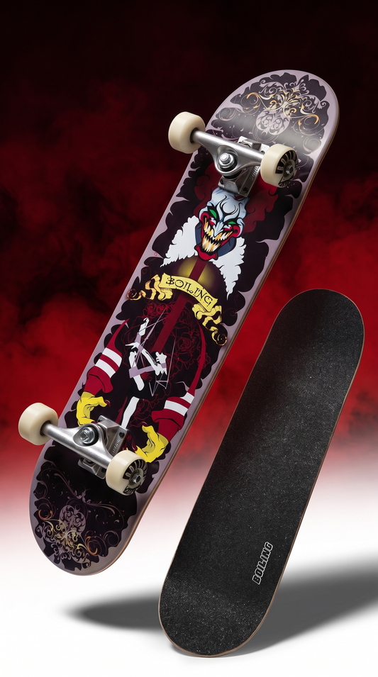 Skate completo Boiling Joker 8.0 tabla y lija