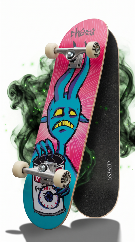 Skate completo Boiling Revenge 8.0 tabla y lija
