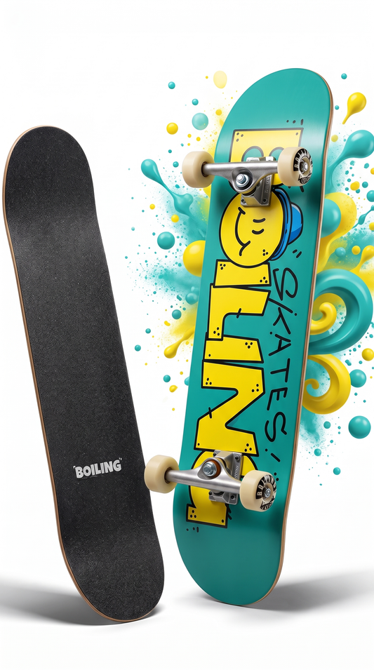 Skate completo Boiling Smile 8.0 tabla y lija
