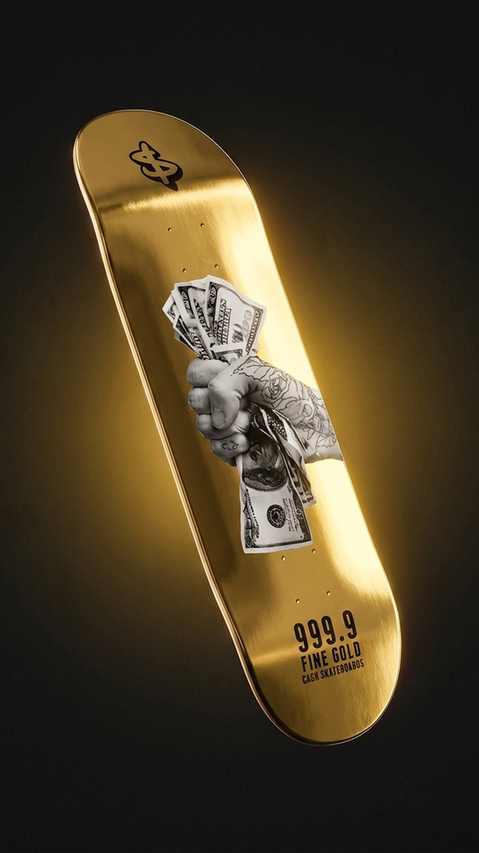 Tabla de skate CASH Gimme The Money, formato 9:16
