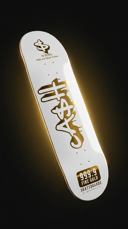 Tabla de skate CASH G&W Anniversary, formato 9:16