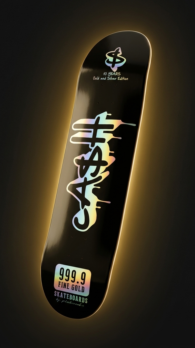 Tabla de Skate CASH S&B Anniversary 8.25" + Lija
