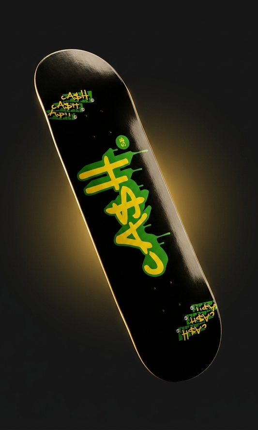 Tabla de skate CASH Stickers, formato 3:5