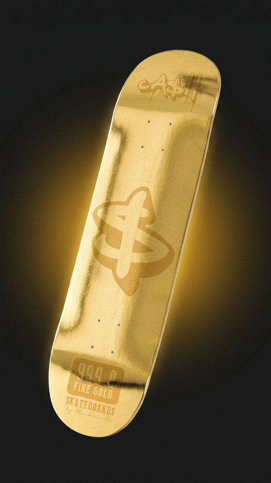 Tabla de skate CASH We Are Golden, formato 9:16
