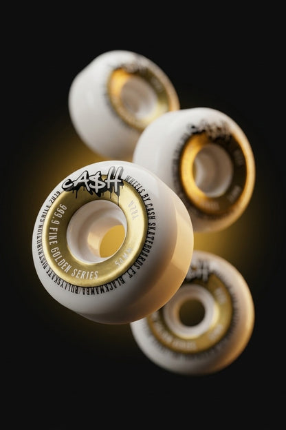 Ruedas de skate CASH Fine Gold 54mm packaging