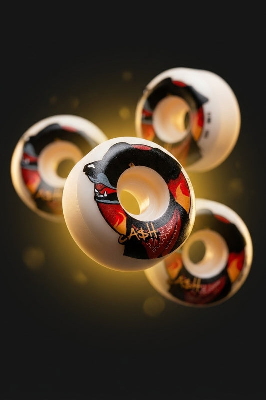 Ruedas de skate CASH Fire Matapacos packaging