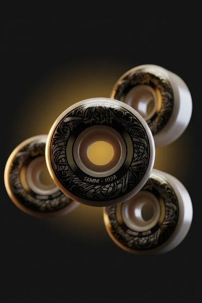 Ruedas de skate CASH Golden 56mm packaging