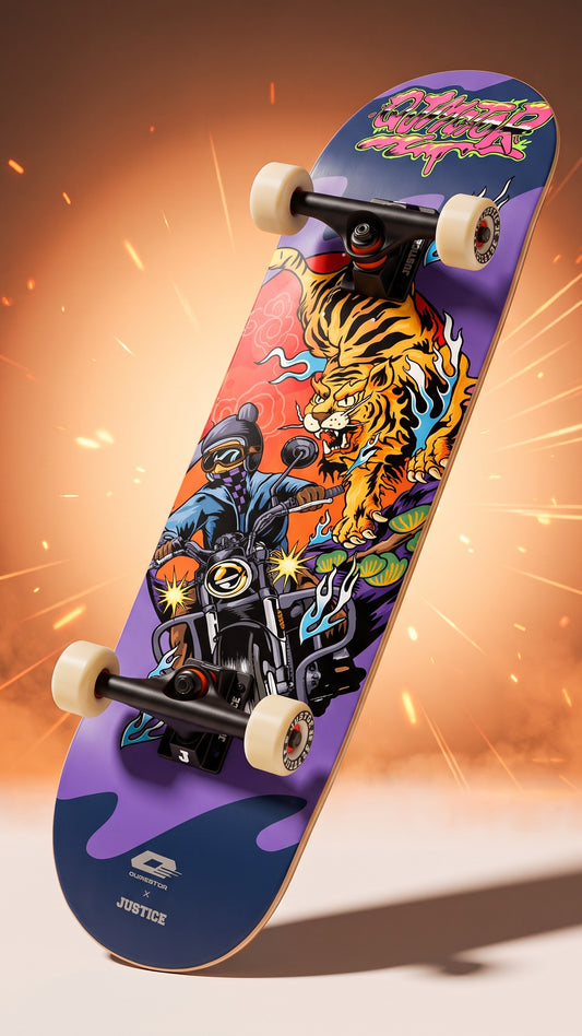 Skate completo Justice Tiger Dash 8.25"